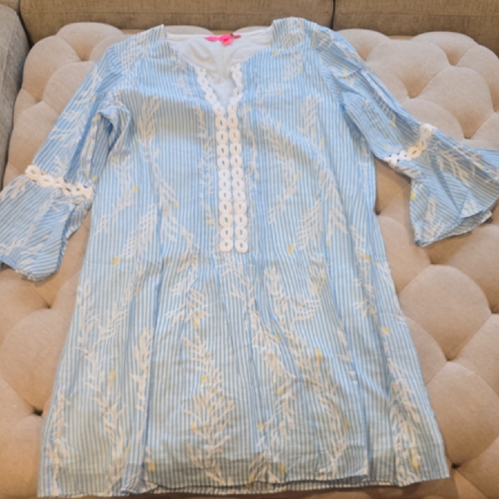 Lilly Pulitzer Pink and White Garment Tag